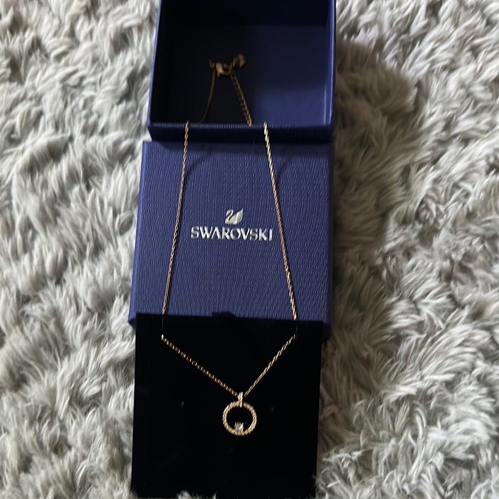 Swarovski Rose Gold Necklace